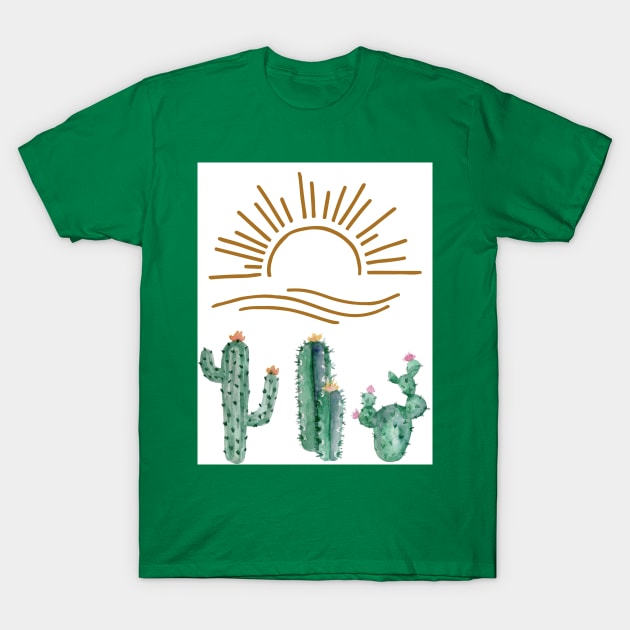 Cactus T-Shirt by Lauderman Apparels 
